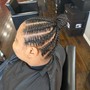 Natural cornrows