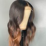 U-part/V-part wig Custom Wig construction