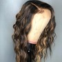 U-part/V-part wig Custom Wig construction