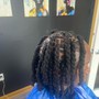 Boys/Men  braids (crown of head)