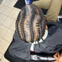 Mens Braids, Men's Taper Cut