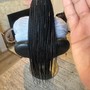 Micro braids with human hair