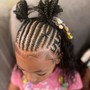 Kid's Straight Back Braids