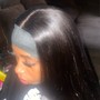 Half up/Half Down Ponytail sew in