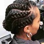 Basic Cornrows Natural Style