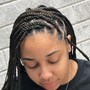 Medium Knotless Braids