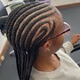 Feed ins 6+ braids (cornrow)