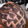 Men's single braids