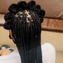 Small knotless Braids hair included mid back