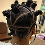 Small knotless Braids hair included mid back