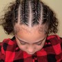 4- Feed In Braids