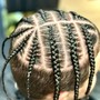 Cornrow braids