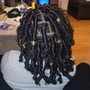 Adult Loc retwist and style