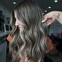 Full Balayage w/shadow root and toner