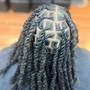 Invisible Locs Twists./ two stand twists