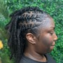 Feed in Braids ponytail medium