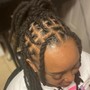 Loc retwist-REGULAR/LARGE (palm method)