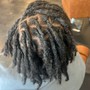 Loc Retwist Only (Mid back & Up)