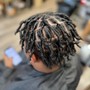 Comb Coil Starter Locs on Short hair