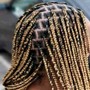 Large Box Braids mid back length