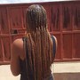 Boho/Goddess Knotless Box Braids Small Waist Length