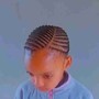 Cornrows on natural hair