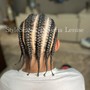 Men Cornrow Style- ADD ON