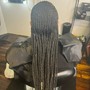 Natural Length Braids W/Beads