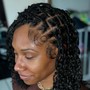 Micro Senegalese Twist (midback)