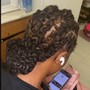 Feed In Braids Over Locs ?