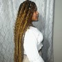 Half Bohemian Braids/ Half Sew in (Hair Included)