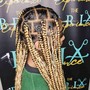 Large Boho Knotless Braids