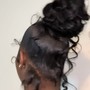 Natural middle/side part Sew in