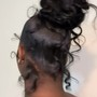 Natural middle/side part Sew in