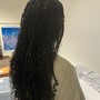 senegalese twist mid back