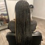 Knotless braids removal