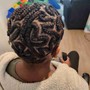 Crochet installation medium braids