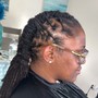 Loc wash retwist and Style