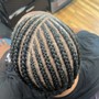 Cornrows- no hair added