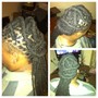 Large Knotless or Senegalese Twist