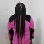 Fulani Braids mid back length