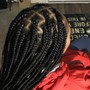 Short medium Box Braids