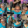 Wig Cornrows/ straight back cornrows for natural