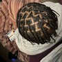 Male Plaits/Twist/ Cornrows Shaved Sides and back