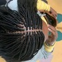 Large Knotless Braids