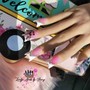 Acrylic Nails Full Set (XS-M)