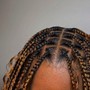 Goddess Braids mid back