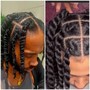 Twist or coil natural hair