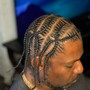 Large knotless Braids