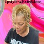 Updo Style w/ extension added